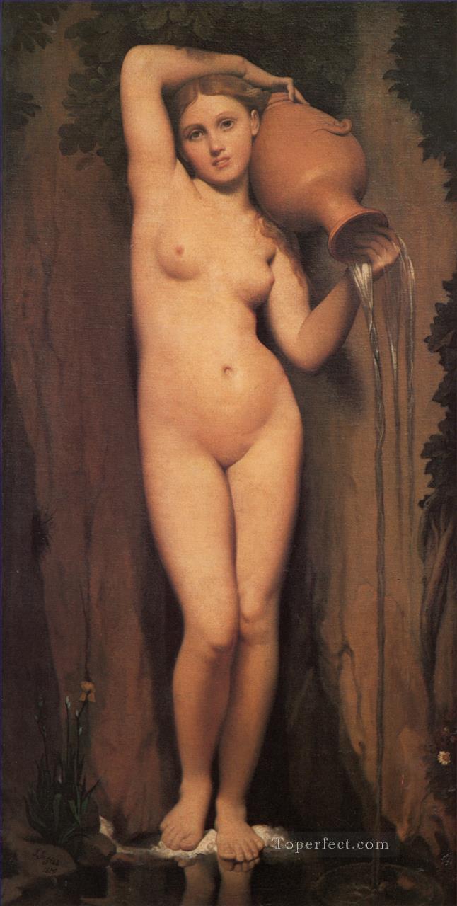 La Source nude Jean Auguste Dominique Ingres Oil Paintings